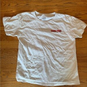 Santa Cruz Skateboards Kids Tee in White with Red Logo